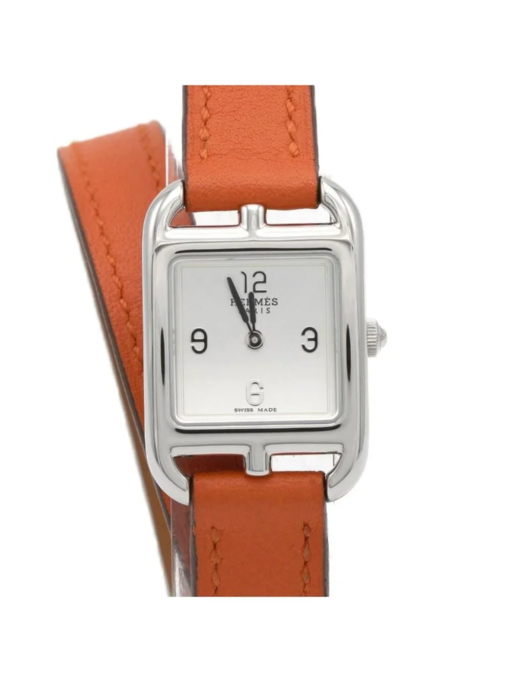 Hermes Cape Cod Mini Double Tour SS Quartz Watch